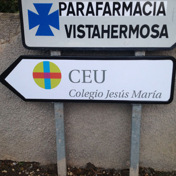 Señaletica vertical ceu